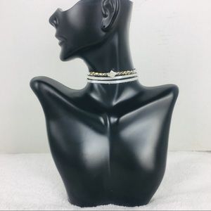 BP. Beaded Leather Wrap Choker